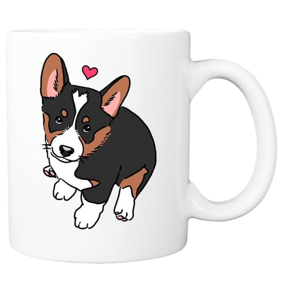 Tricolor Corgi Mug Cute Corgi Lover Gift Mom Dad Owner