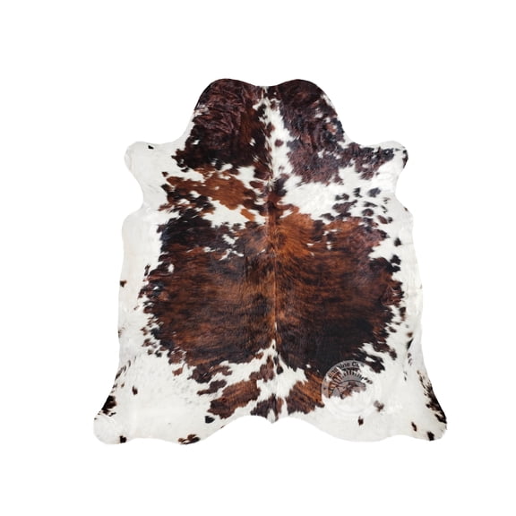 Tricolor Cowhide Rug (6x7-8') XXL