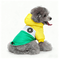 thumbnail image 1 of Tricolor Dog Winter Coat, Warm & Insulated Front Snap Jacket for Cold Weather, Thick Padded Pet Apparel for Small Medium Dogs yellow XL 12.1-16.5 lbs, 1 of 1