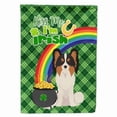 thumbnail image 1 of Tricolor Papillon St. Patricks Day Flag Garden Size, 1 of 3