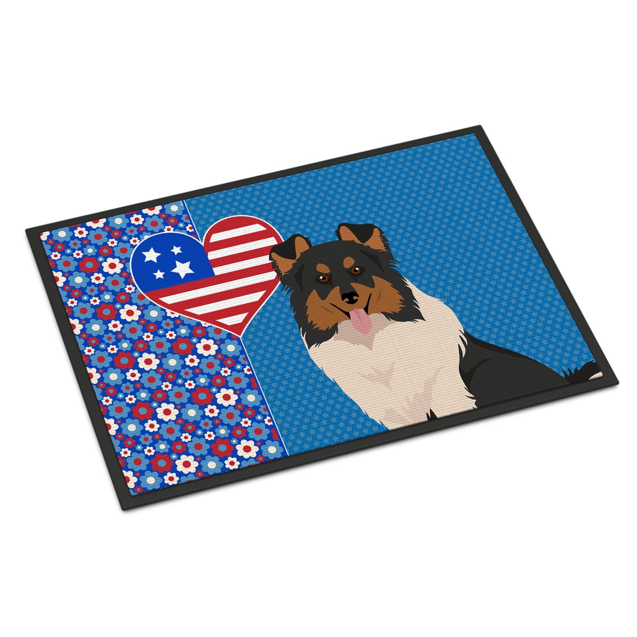 Tricolor Sheltie Indoor or Outdoor Mat 24x36 36 in x 24 in