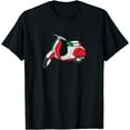 thumbnail image 1 of Tricolore Vespa T-Shirt mens t shirt，black，women，funny，misfits，men，journey，t-shirt, 1 of 4