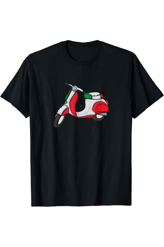 Tricolore Vespa T-Shirt mens t shirt，black，women，funny，misfits，men，journey，t-shirt