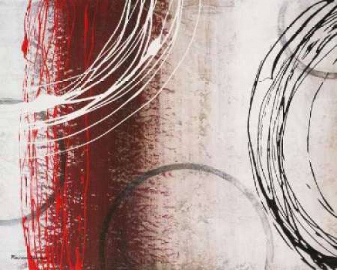 Tricolored Gestures II Canvas Art - Michael Marcon (24 x 30)