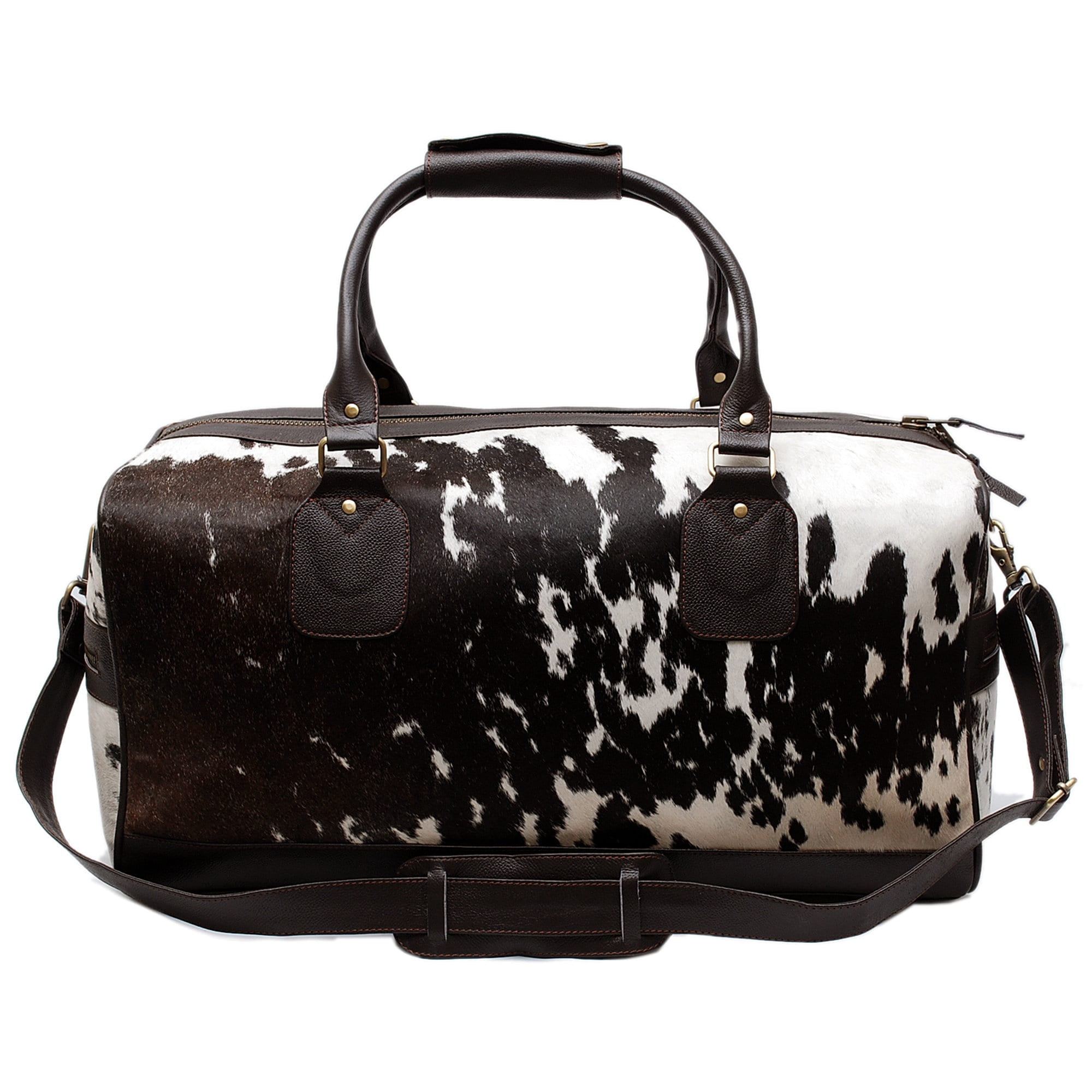 Tricolour Leather Duffle Bag Cowhide Large Leather Duffel Women Travel Weekend Holiday Bag Men Sport Overnight Weekender KDL-07
