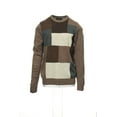 thumbnail image 1 of Tricots St Raphael Brown Heather Crew Neck Sweater , Size Small, 1 of 4
