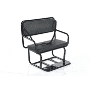 Tricycle Seat Padded with Safety Belt, Steel Frame, with Wire Basket, for Adult Tricycle
