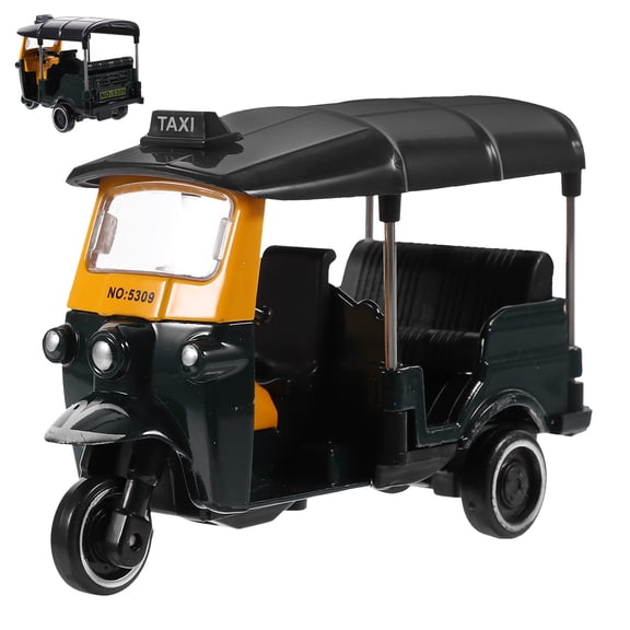 Homoyoyo Retro Style Metal Tricycle Model for Home and Office Decoration