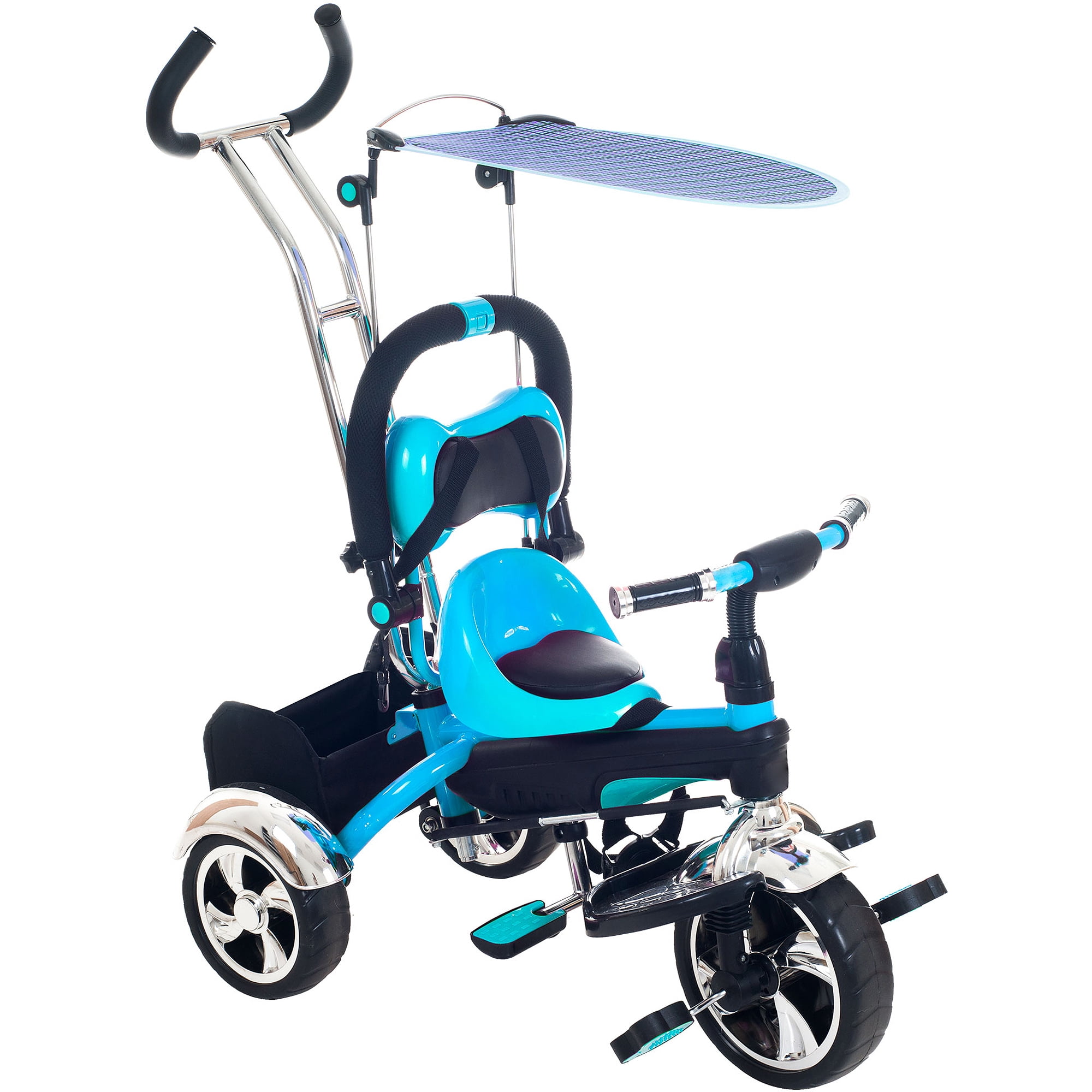 Tricycle Stroller Bike, 3-1 Stroller with Removable Canopy and