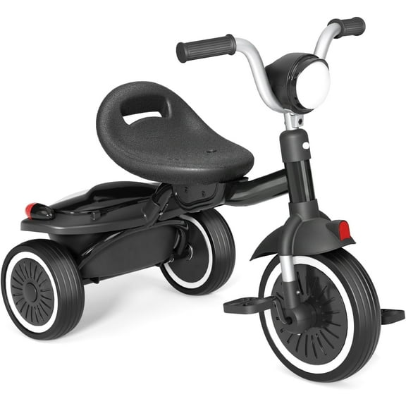 Tricycle for Toddler 1-3 Bike Kids Tricycle Trike Toddler Bike for 2-4 Year Olds Toys Baby Bike with Adjustable Seat and Storage Basket Birthday Gifts for Toddlers 1+ Years Old Boys Girl (Blue)