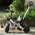 thumbnail image 1 of Tricycle for Toddlers 6 Months to 5 Years Tricycle with Push Handle, 1 of 8