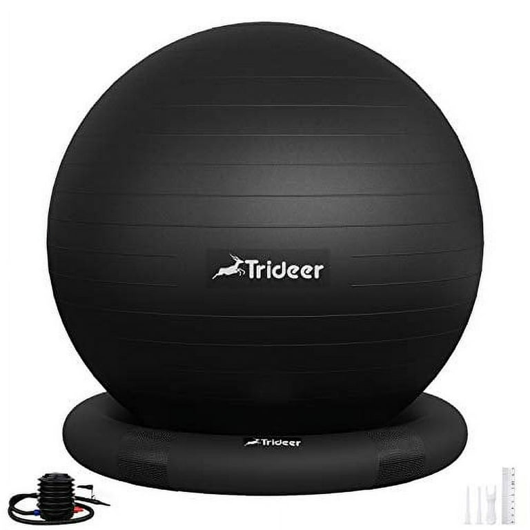 Trideer Ball Chair Exercise Stability Yoga Ball with Base for