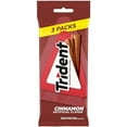 thumbnail image 1 of Trident Cinnamon Sugar Free Gum, 3 Packs of 14 Pieces (42 Total Pieces), 1 of 3