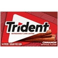 thumbnail image 1 of Trident Sugar Free Cinnamon Xylitol Chewing Gum, 14 Pieces Wallet Pack, 1 of 11