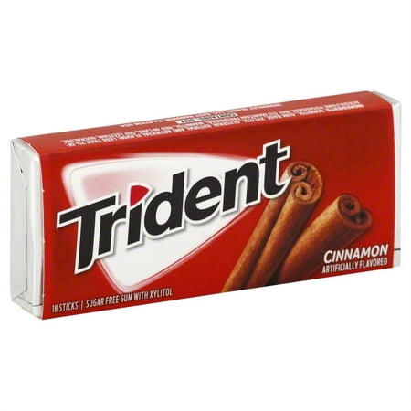 Trident Cinnamon Sugar Free Gum with Xylitol, 18 count