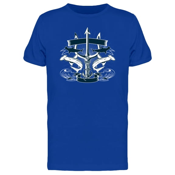 Trident Crest T-Shirt Men -Image by Shutterstock, Male 3X-Large