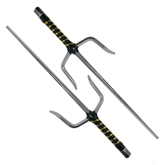 Trident Display Replica, Martial-Style, Chrome, 3-Prong