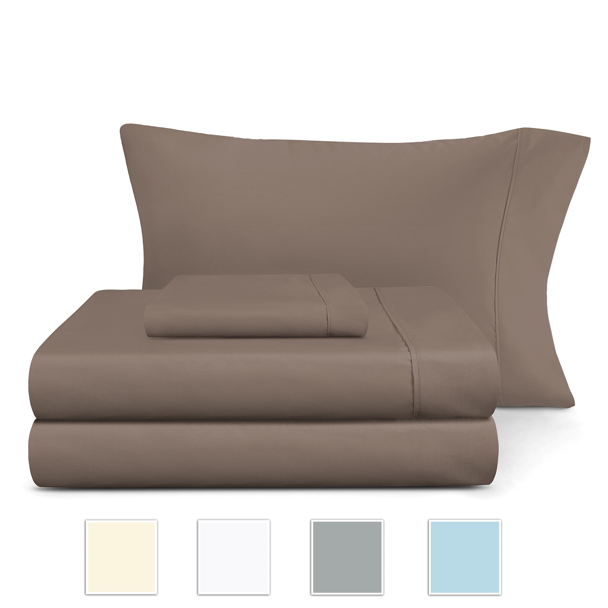 Trident Feather Tales Sheet Set, 4 Piece set, Deep Pockets fits Upto 18