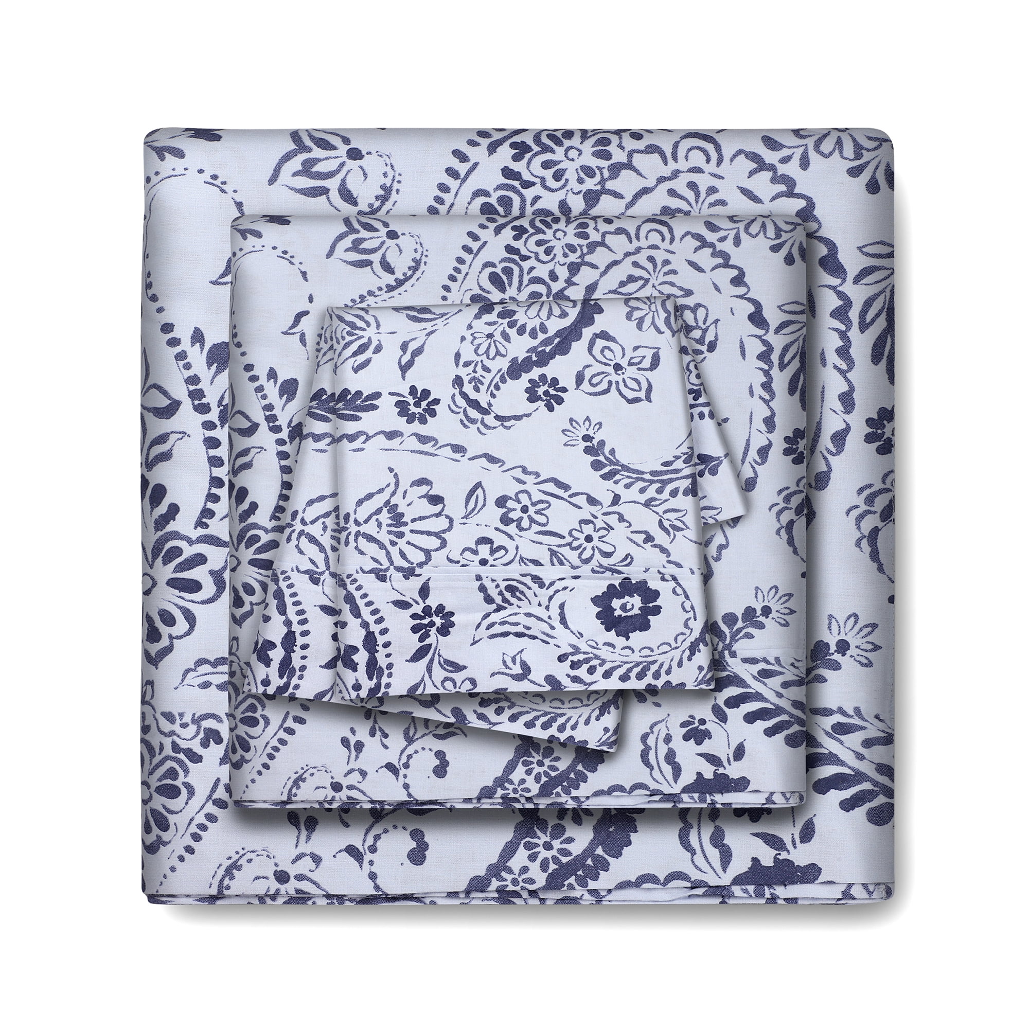 Trident Feather Tales Sheet Set, Deep Pockets Fits Up To 18 inch, Full