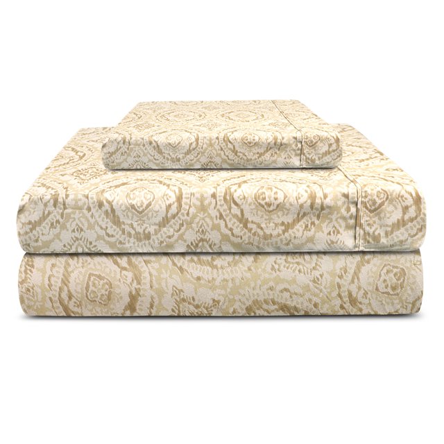 Trident Feather Tales Sheet Set, Deep Pockets Fits Up To 18 inch, Twin