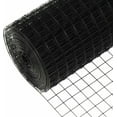 thumbnail image 1 of Trident Fence 4' x 100' 16ga. Welded Wire Fence Roll Black PVC Coated - 2"x 2" Mesh, 1 of 5