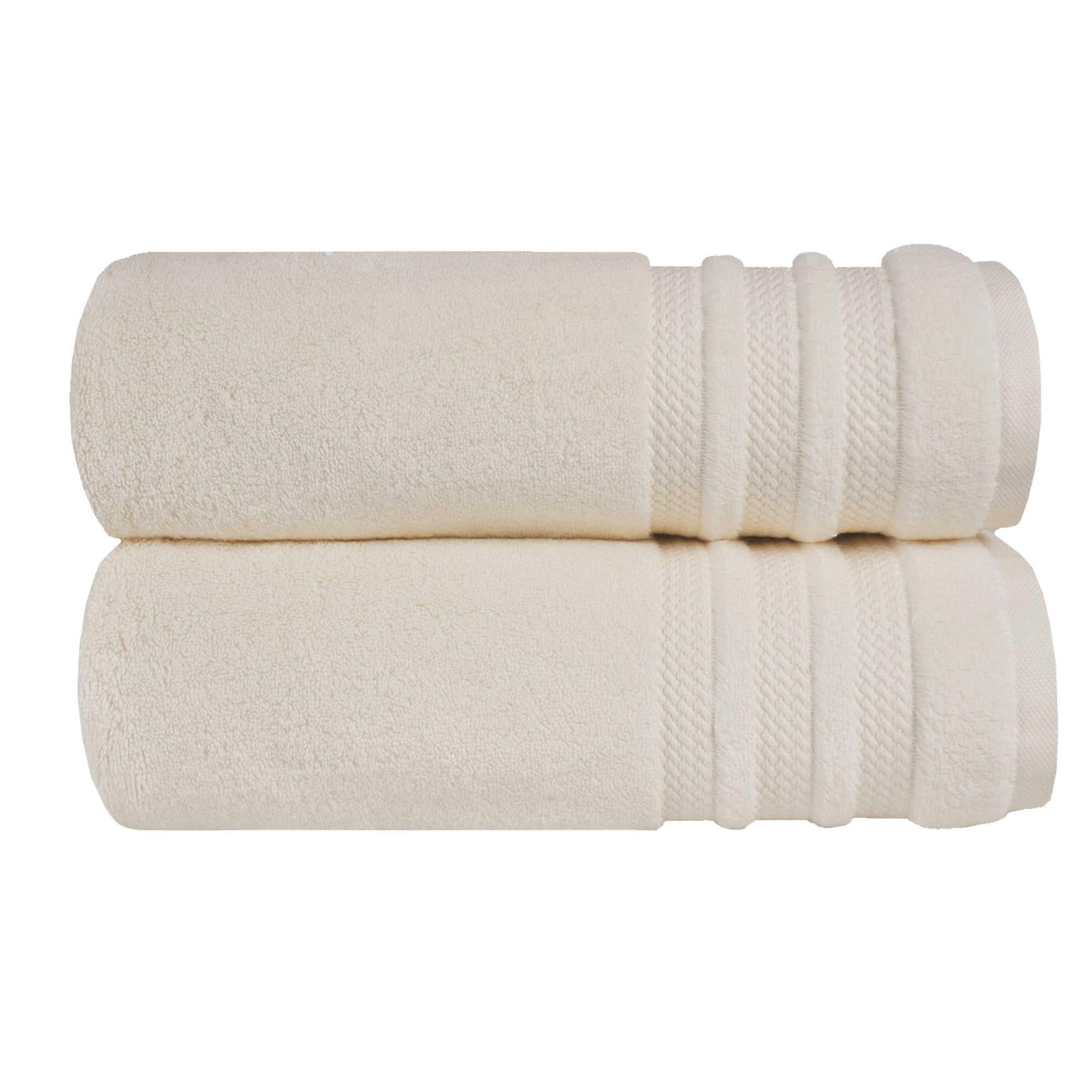 Trident Finesse Ultra Soft, Extra Large, 100% Cotton 2 Piece Bath Towels, Linen, Size: Bath Towel (2-Piece)