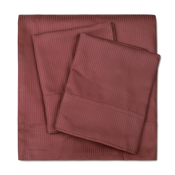 Trident Full Sheet Set, 300TC, 4 Piece Set, Techno-fit, Trivana Collection, Red