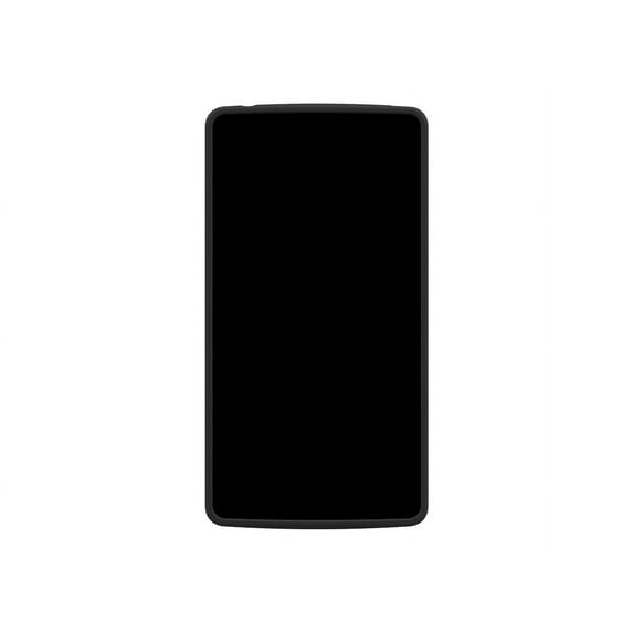 Trident Krios Series Dual Case - Back cover for cell phone - rugged - hardened bio-enchanced polycarbonate, thermoplastic polyurethane (TPU) - black - for LG G Stylo