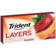 thumbnail image 1 of Trident Layers Sugar Free Gum, Wild Strawberry & Tangy Citrus (Pack of 6), 1 of 1