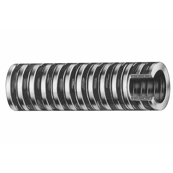 Trident Marine 147-0346-FT 0.75 in. Heavy Duty PVC Bilge & Livewell FDA Hose with Clear with Black Helix