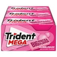 thumbnail image 1 of Trident Mega Bubblegum Sugar Free Gum, 9 Packs of 10 Pieces (90 Total Pieces), 1 of 10