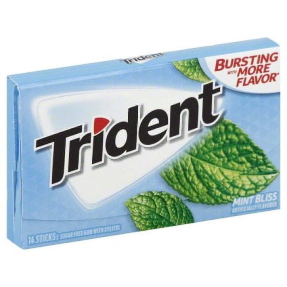 Trident Mint Bliss Gum (Pack of 48)