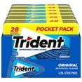 thumbnail image 1 of Trident Original Gum Pocket Pack 6 ea, 1 of 17