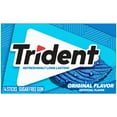 thumbnail image 1 of Trident Sugar Free Original Flavor Xylitol Chewing Gum, 14 Pieces Wallet Pack, 1 of 11