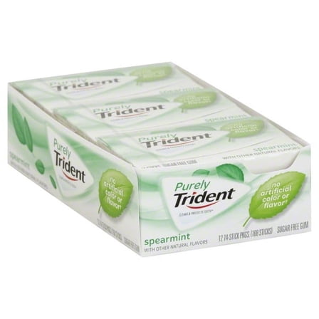 Mondelez Trident Purely Gum, 12 ea