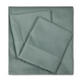 thumbnail image 1 of Trident Queen Sheet Set, 300TC, 4 Piece Set, Techno-fit, Trivana Collection, Silver Blue, 1 of 9