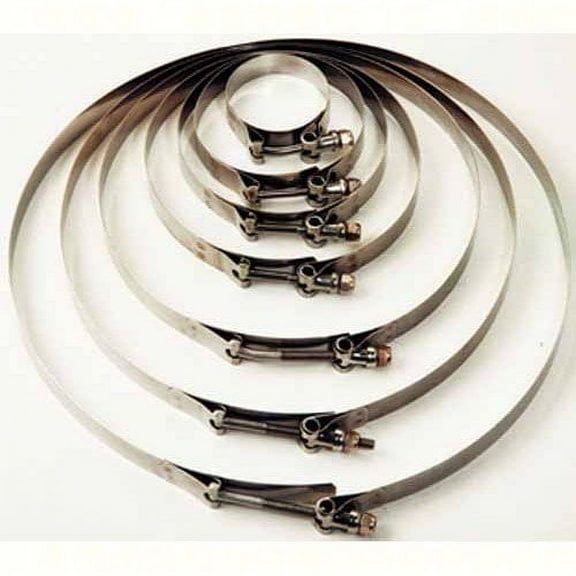 Trident Marine 316 SS T-Bolt Clamp - 3/4" Band - 4.37"-4.94" Range [720-4000L]