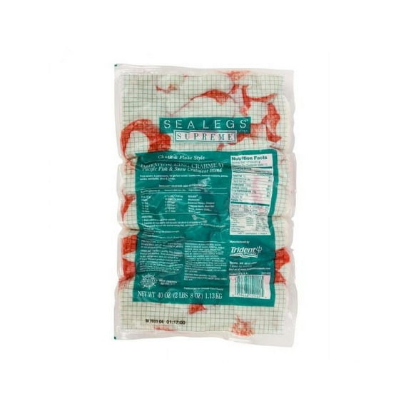 Trident Sea Leg Supreme Crab Salad, 2.5 Pound - 4 per case.