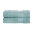 thumbnail image 1 of Trident Soft N Plush 2 Piece Cotton Highly Absorbent, Super Soft Bath Towel Set, Blue, 1 of 9