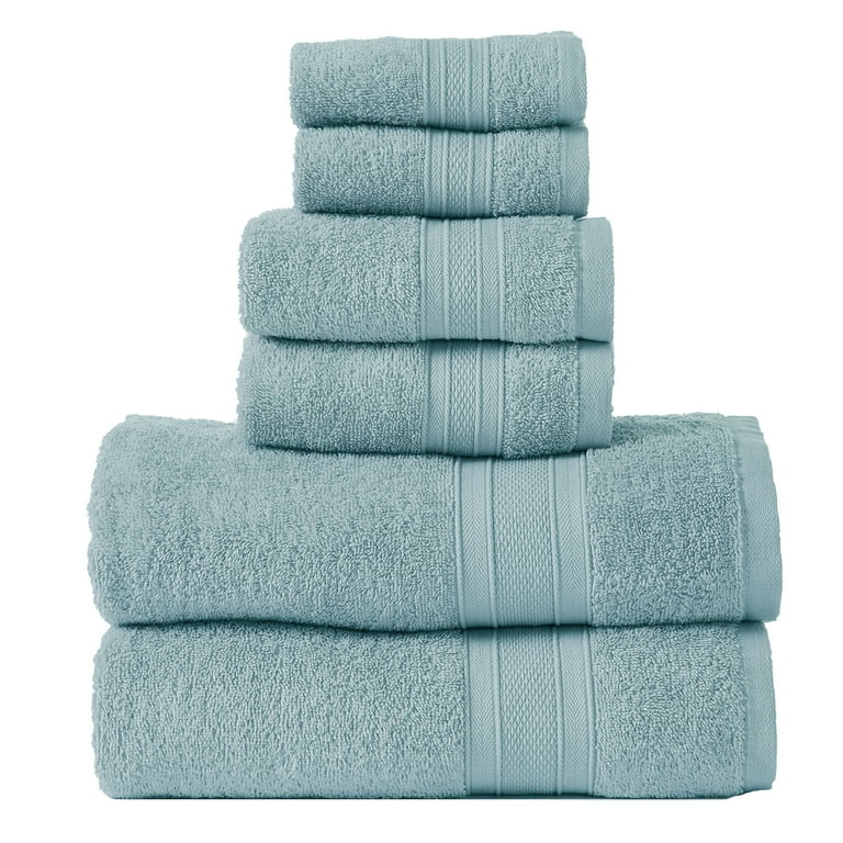 White Washcloth Hand Towel Bath Towels Set, Soft Absorbent Towel