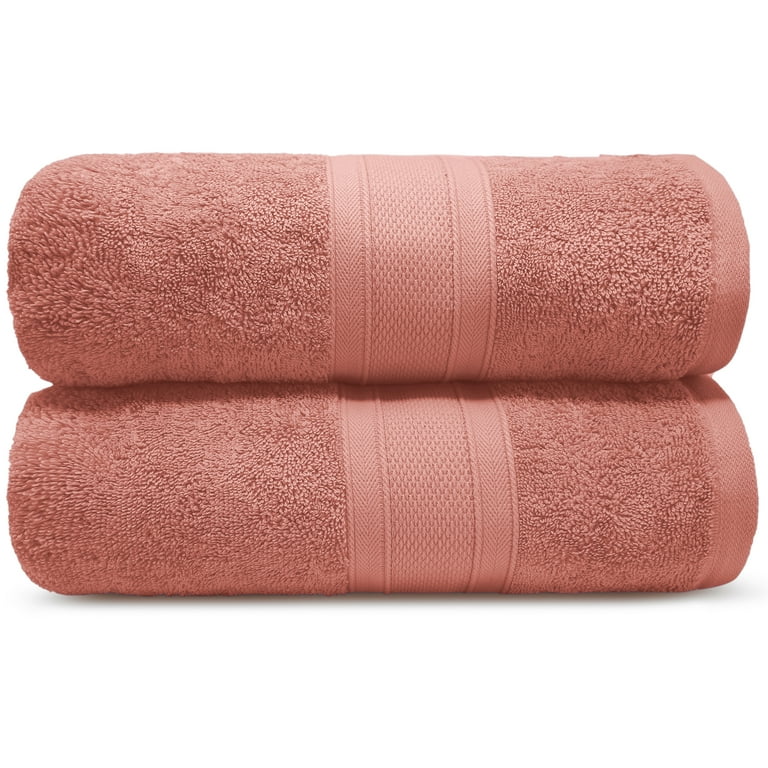 Trident Soft N Plush 6 Piece Cotton Bath Towel Set, Charcoal Gray