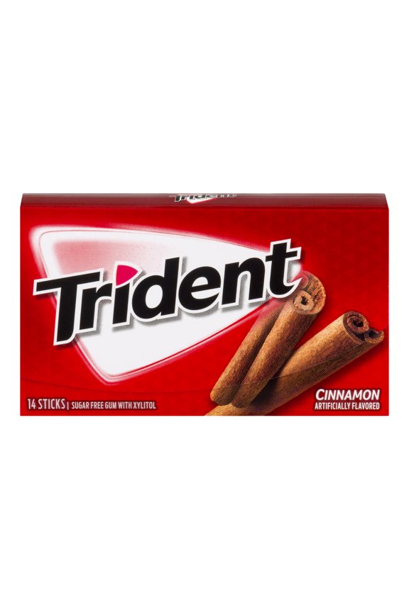 Sugar Free Gum, Cinnamon, Regular Size, 14 Pieces