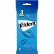 Trident Sugar Free Gum, Original, 3 Packs of 14 Pieces (42 Total Pieces)