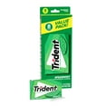 thumbnail image 1 of Trident Spearmint Sugar Free Gum, Value pack, 8 packs of 14 Pieces (112 Total Pieces), 1 of 10
