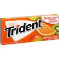thumbnail image 1 of Trident Tropical Twist Sugar Free Gum with Xylitol, 18 pc, 1 of 11