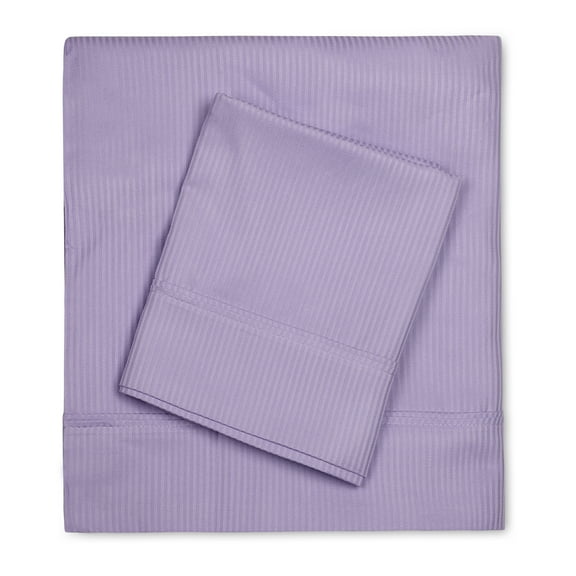 Trident Twin Sheet Set, 300TC, Luxury Hotel Bedding Sheet Set, 3 Piece Set, Trivana Collection, Lilac