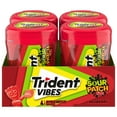 thumbnail image 1 of Trident Vibes Sour Patch Kids Redberry Sugar Free Gum, 4 - 40 Piece Bottles (160 Total Pieces), 1 of 10