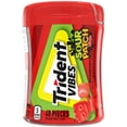 thumbnail image 1 of Trident Vibes Sour Patch Kids Sugar Free Gum, Red Berry, Nut Free, 40 Regular Size Piece Bottle, 1 of 6
