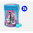 thumbnail image 1 of Trident Vibes Sugar Free Gum, Cotton Candy, Regular Size, 40 Piece Bottle (Pack of 2), 1 of 5