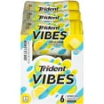 thumbnail image 1 of Trident Vibes Sugar Free Gum, Ooh La Lemon Flavor, 6 Go-Cup (240 Pieces Total), 1 of 14